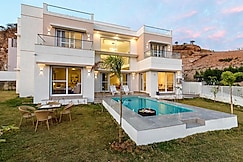 ELIVAAS Shourya Elite Sereno | Luxe 4 BHK Villa With Pvt Pool & Garden, Udaipur