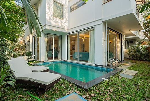 ELIVAAS Laguna Camellia | Luxe 4 BHK Villa Near Popular Beaches with Private Pool
