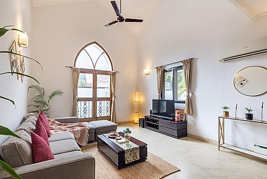 New luxury duplex villa with pool in siolim- C4