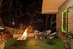 Alaya Stays 3 BHK Apt. on the First Floor with Gazebo | Walnut Stays, Parwanoo