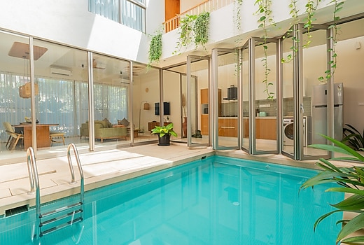 ELIVAAS Mirai Aries 3 BHK Retreat With Private Pool Near Famous Beaches