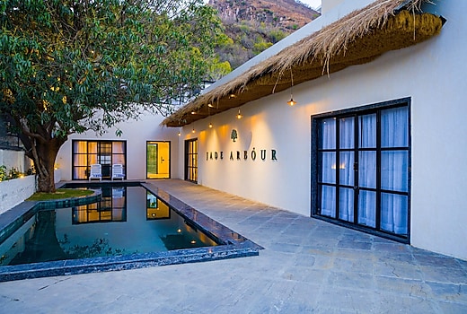 ELIVAAS Jade Arbour | 3 BHK Villa with Pvt. Pool & Hill Views