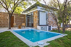 Elivaas Nature 95 | 4 BHK Farm with Pvt Pool, Study Nook & Lush, Jaipur