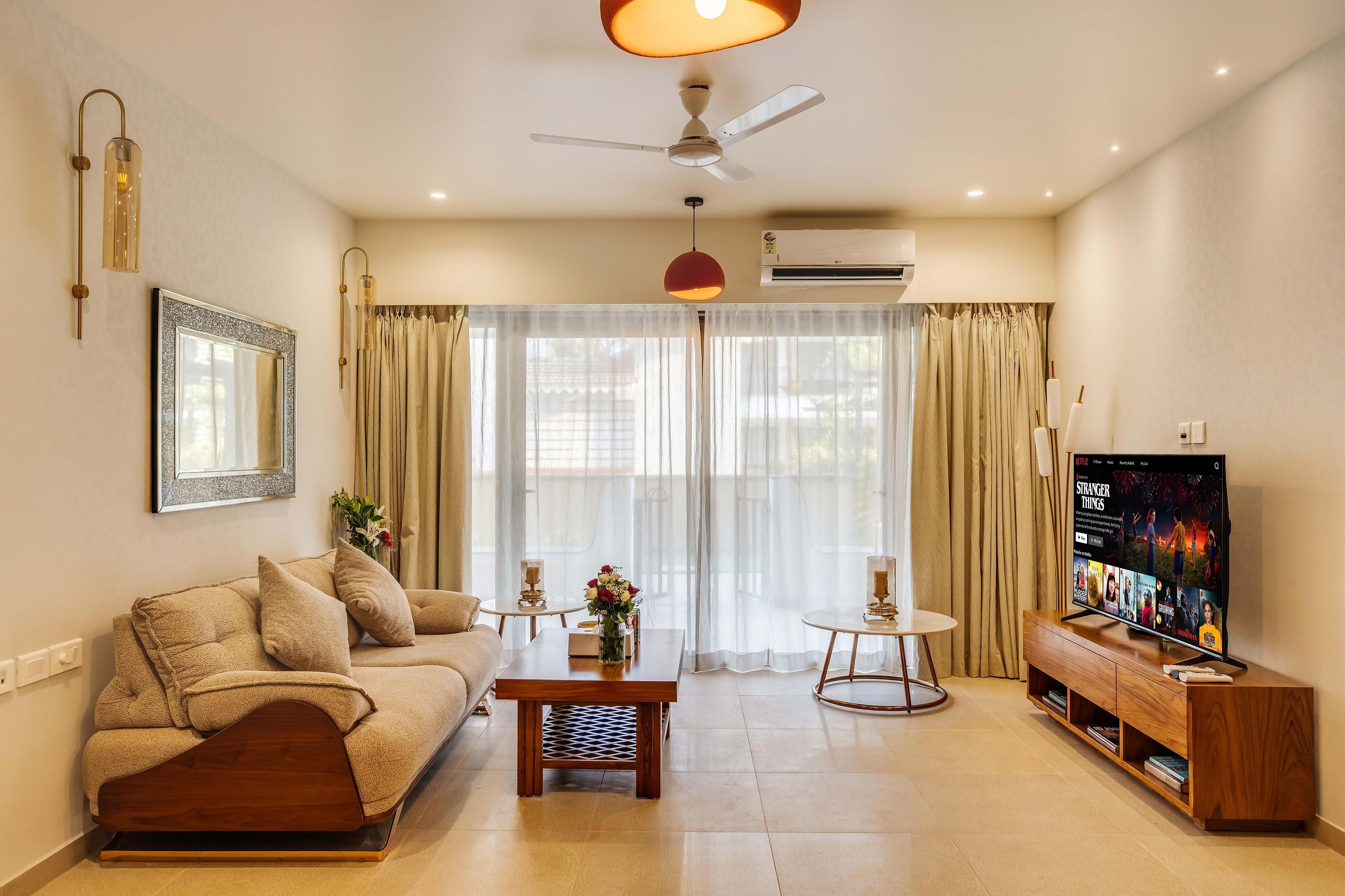 2BR w Pool & Sauna | 2km to Baga & Calangute Beach | Hireavilla - Tap to explore photos