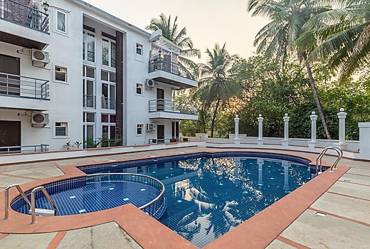 New luxurious 2bhk Appartment with swimming pool in siolim