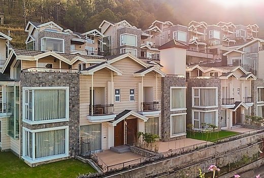 ELIVAAS prive Royce Cottage | Luxe Hilltop 4 BHK with Terrace & Scenic Views