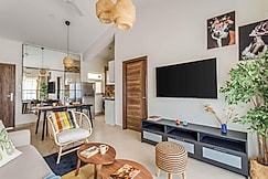 tisyastays | Samaara 2BHK Apartment with Pool & Gym , Close to beach, Goa