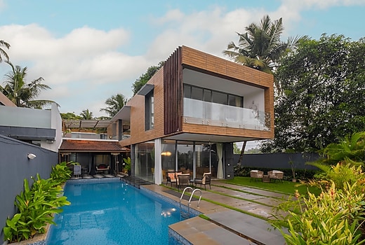 SaffronStays Candolim Deck