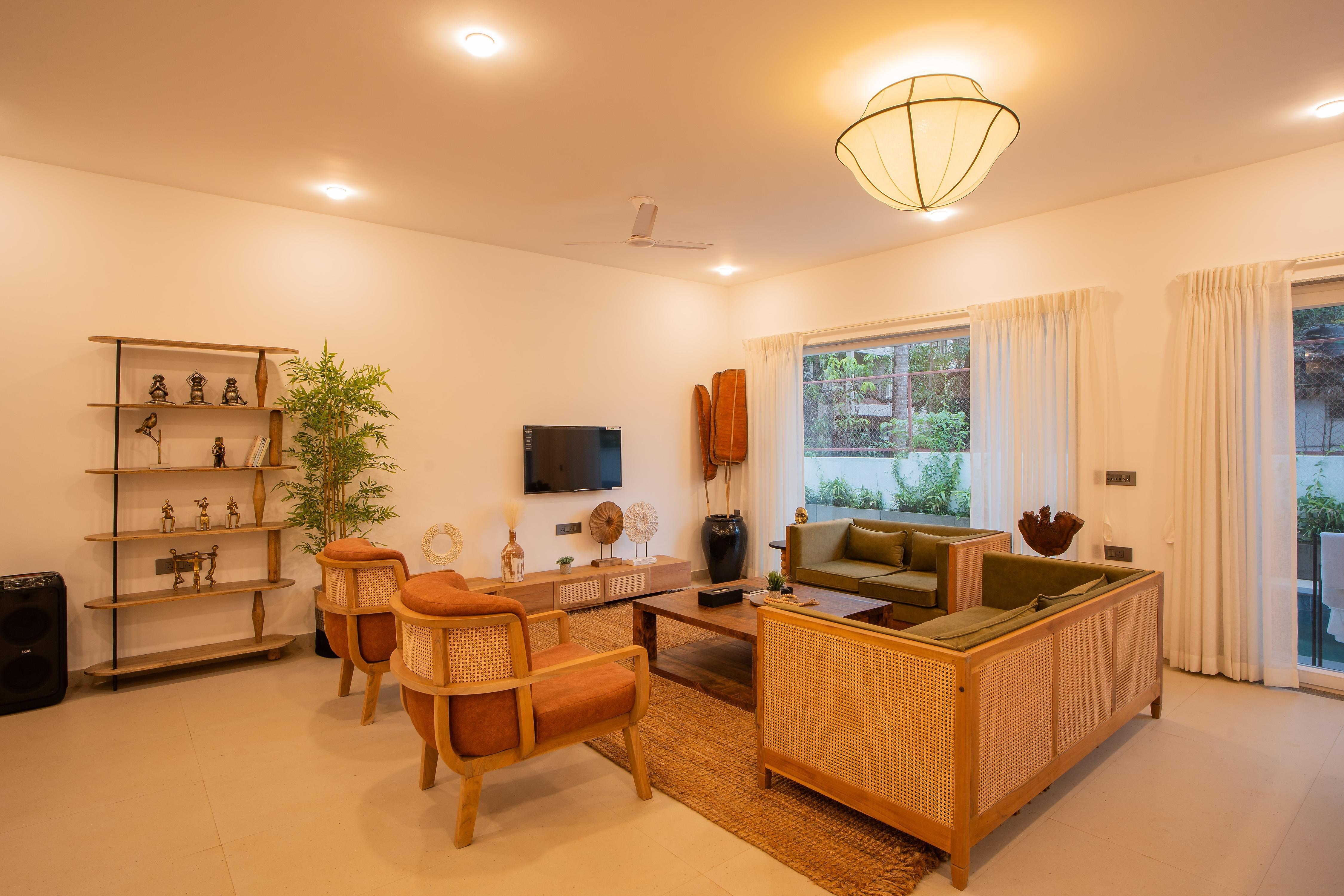ELIVAAS Villa Aarna | 3 BHK Villa Near Ozran Beach with Pvt Pool - Tap to explore photos