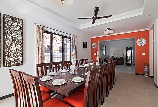 Spacious 7BHK Villa | 700m from Beach | kids zone & Pvt Pool 