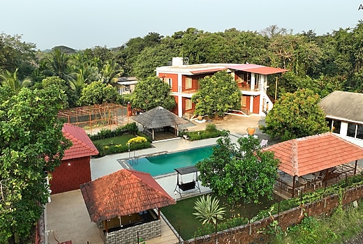 YK's Villa -7 BHK with Gazebo & Pool