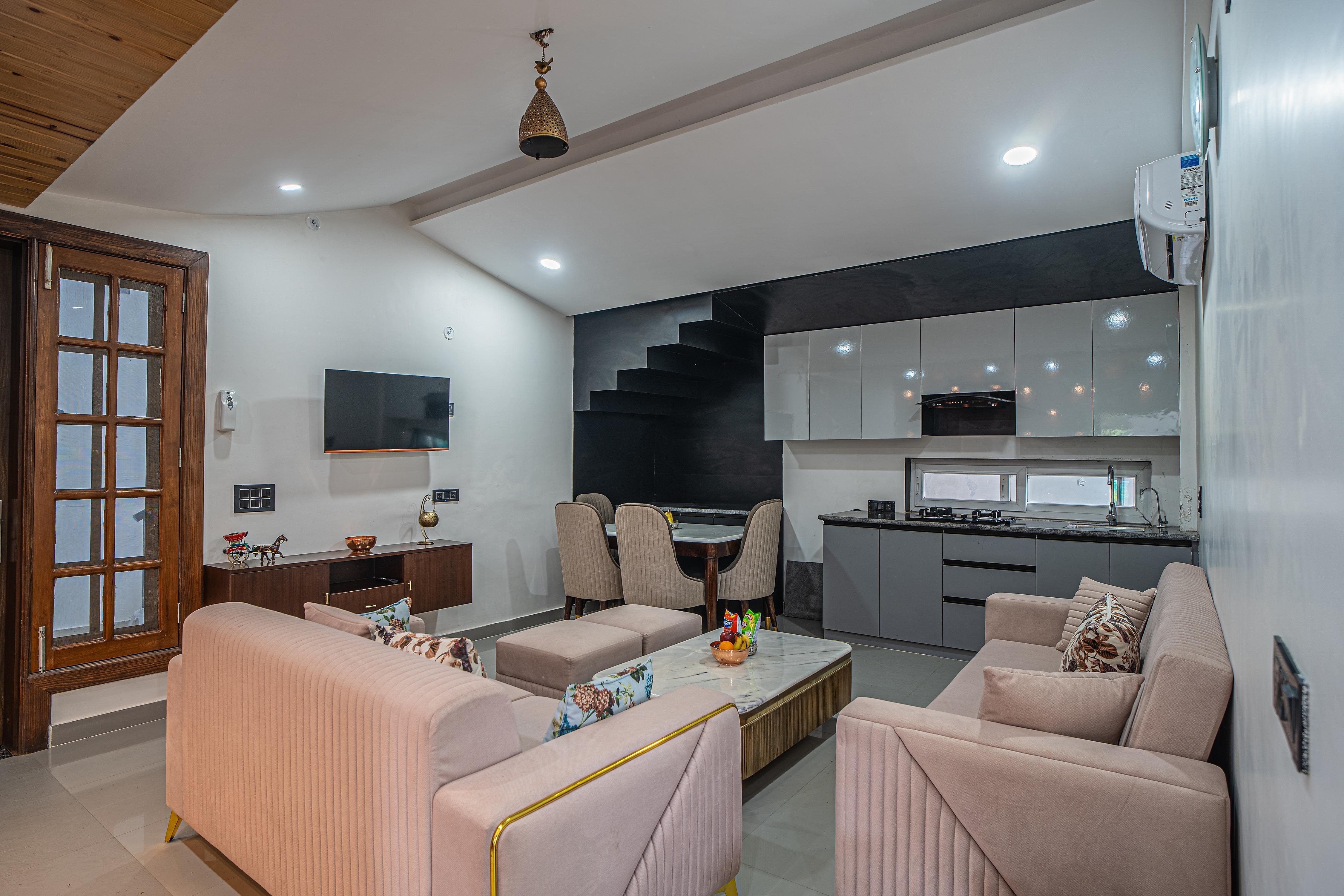 Alaya Stays Trios Top | Pet-friendly 2-BHK with Attic - Tap to explore photos
