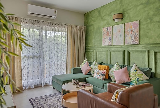 tisyastays | Ivy 1BHK Apartment with Pool & Gym , Close to beach