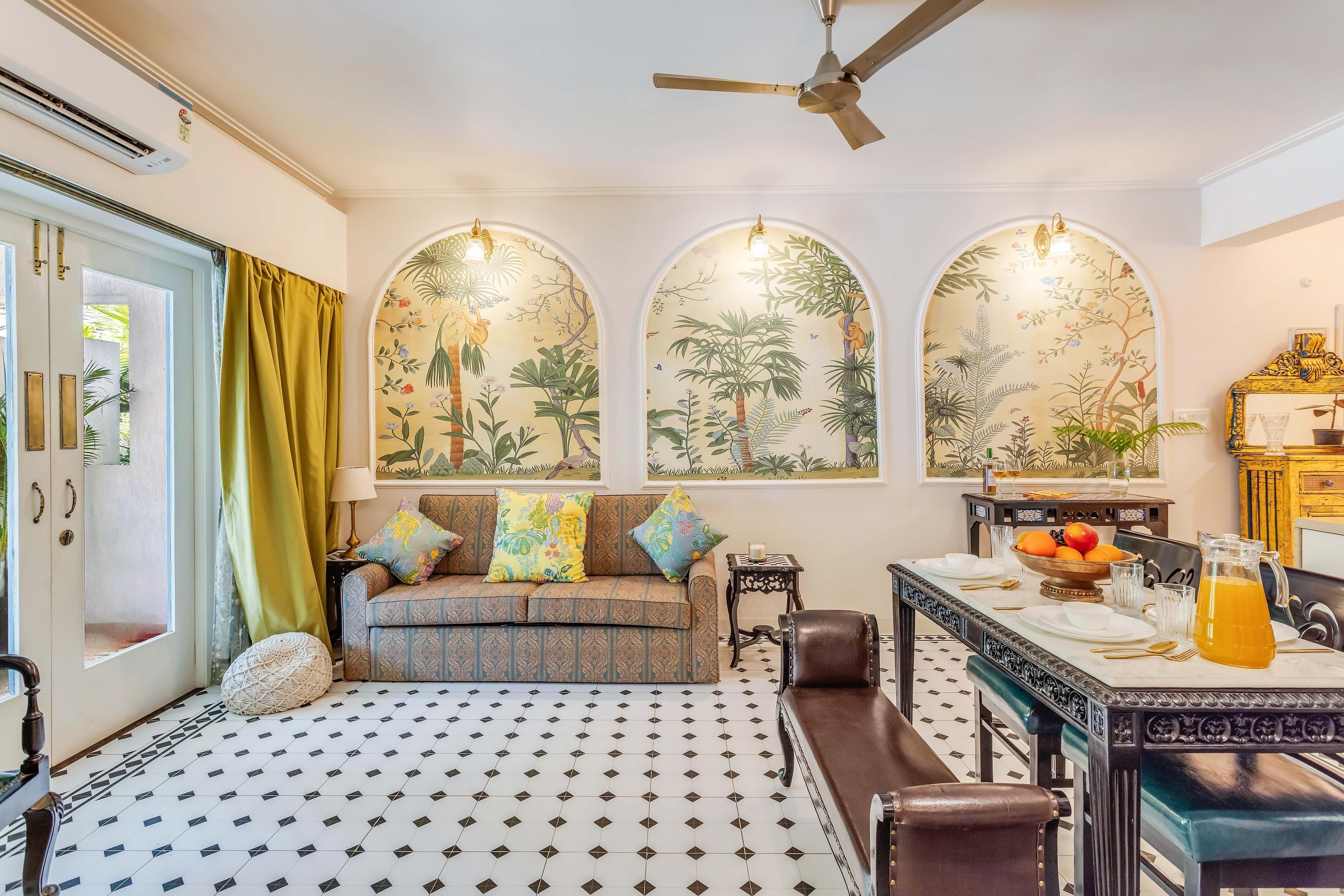 Cozy 1BHK Apartment in Siolim 3km to Uddo Beach | Hireavilla - Tap to explore photos