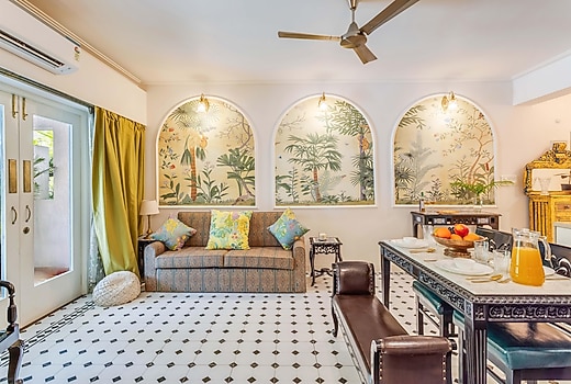 Cozy 1BHK Apartment in Siolim 3km to Uddo Beach | Hireavilla