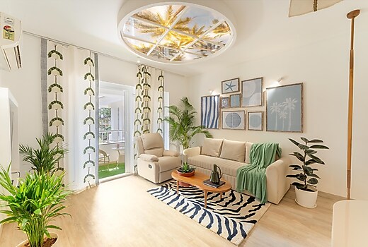 Sereno Palms - enchanting 1bhk w/ game loft Siolim