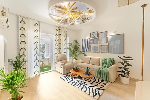 Sereno Palms - enchanting 1bhk w/ game loft Siolim