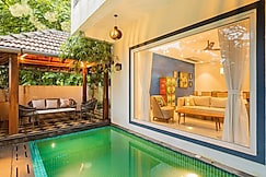 ELIVAAS Casa Sant | 3-BHK Villa With Private Pool, Gazebo & Lounge Area, Goa