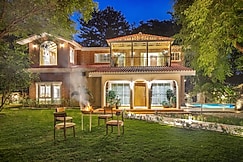 ELIVAAS Varsha Greens | A 4-BHK Retreat with Private Pool & Outdoor Patios, Manesar