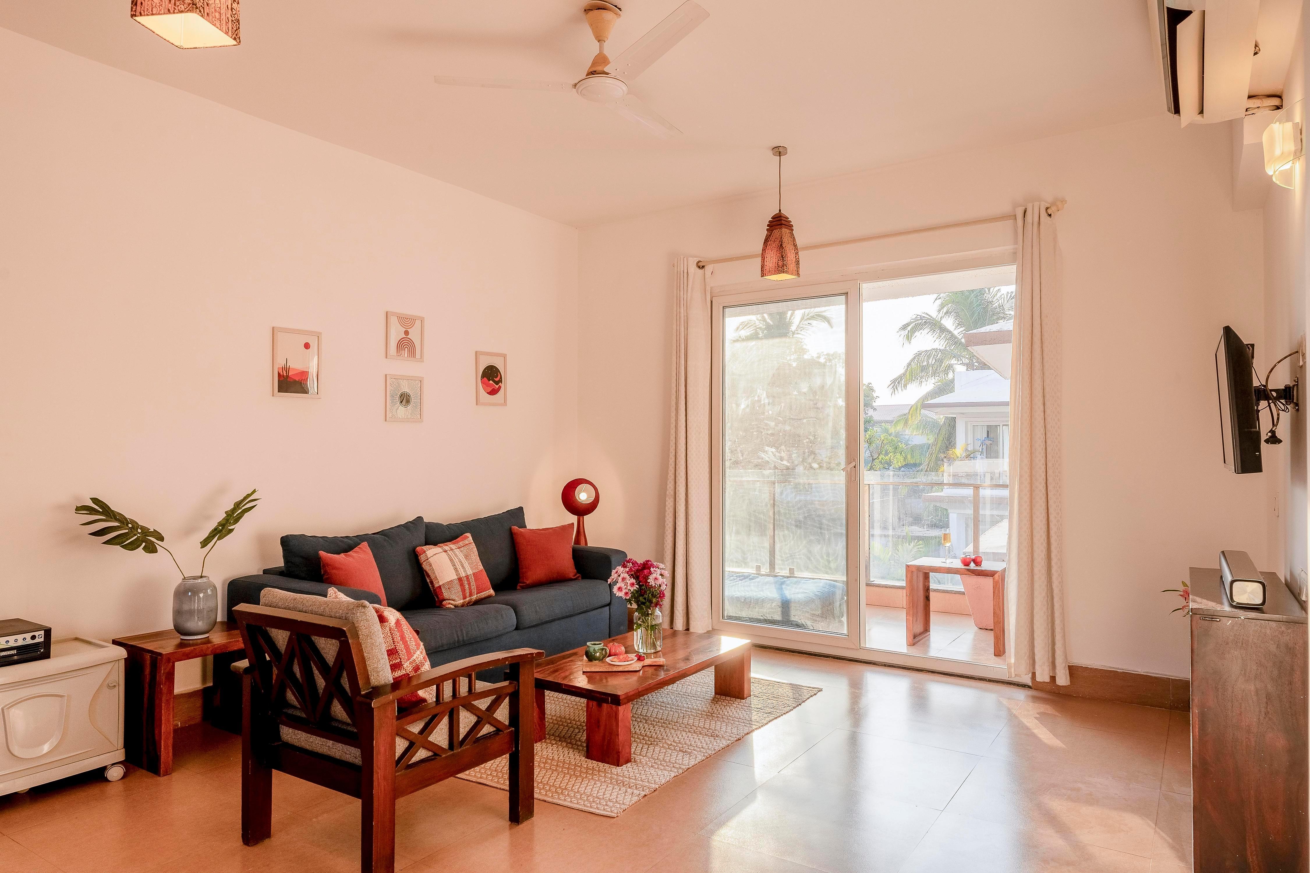 Charming 1BHK near Baga|Candolim - Tap to explore photos