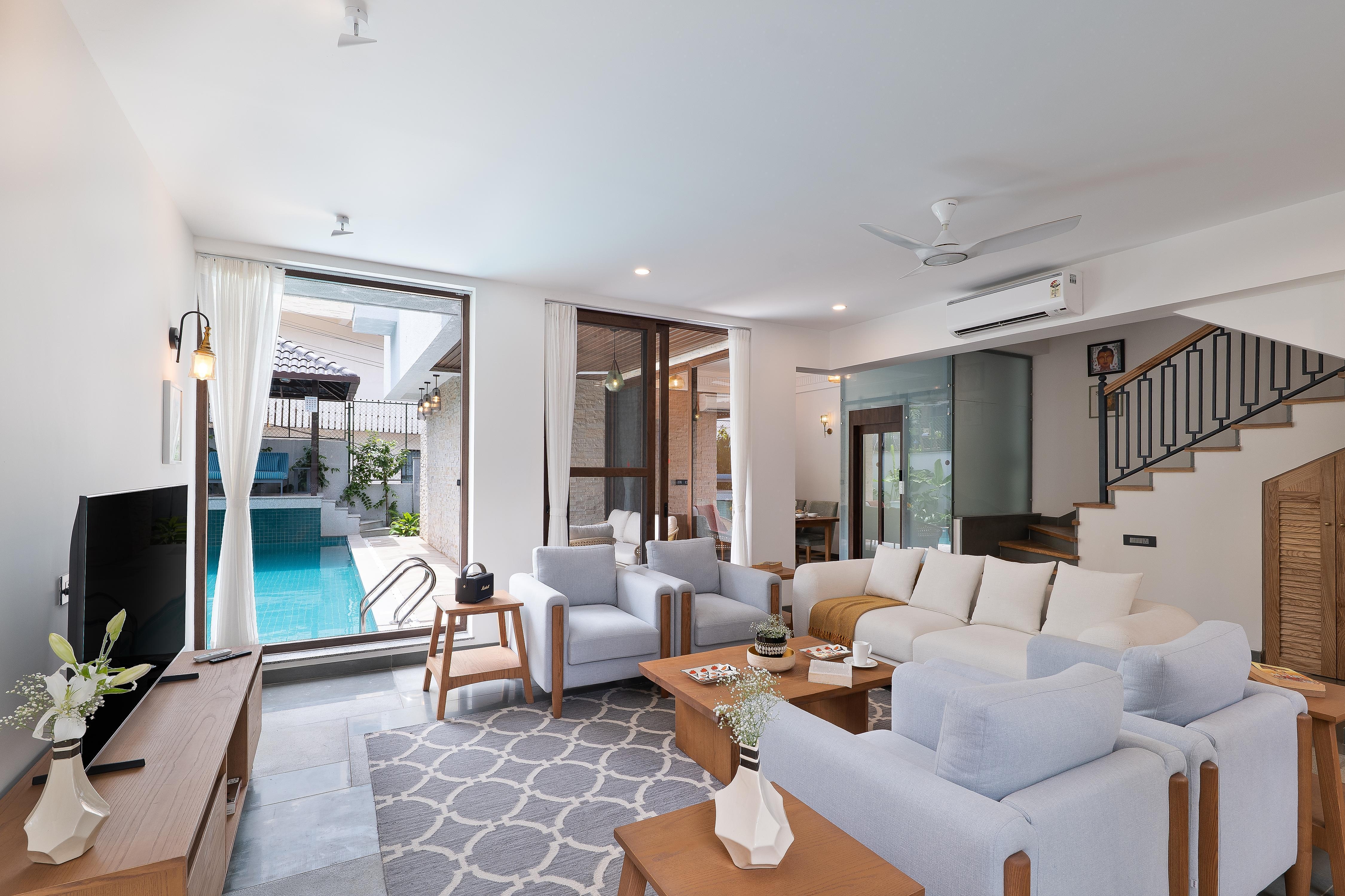 Melhor stays villa - L-S07 4BHK villa with private pool @ Anjuna Goa ...
