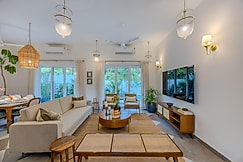 ELIVAAS Casa Zyra 4 BHK Pet friendly villa with Pvt Pool and Lift Close to Assagao, Goa