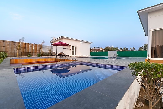 Alaya Stays The Krishna Farm 2 BHK With Pvt Pool, Jacuzzi & Garden