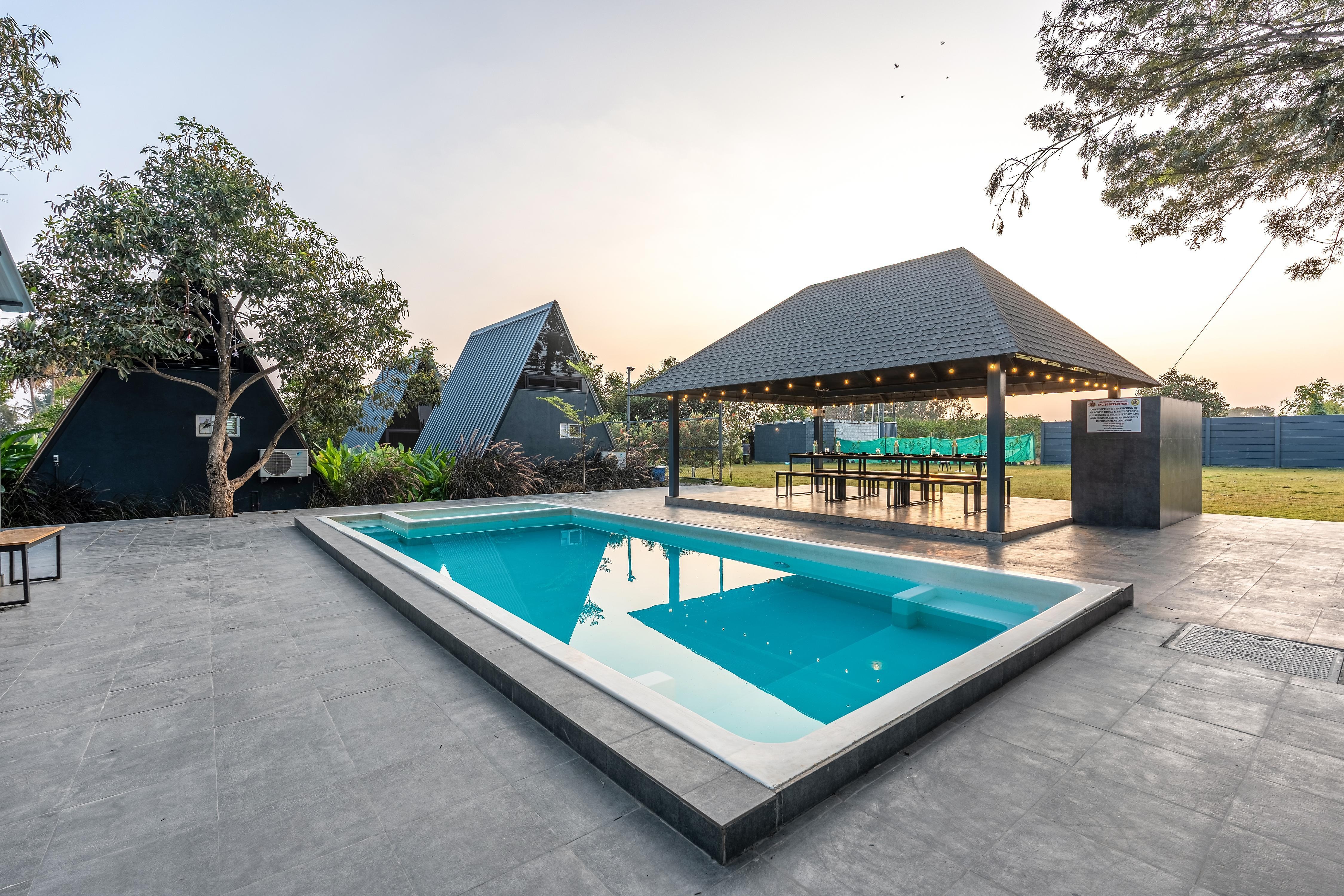 Alaya Stays Inara Retreat | Cottage with a Mezzanine Loft, Shared Pool ...