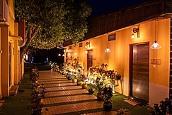 Alaya Stays Krishna Farms | 7BHK Farmhouse with Pool, Pushkar