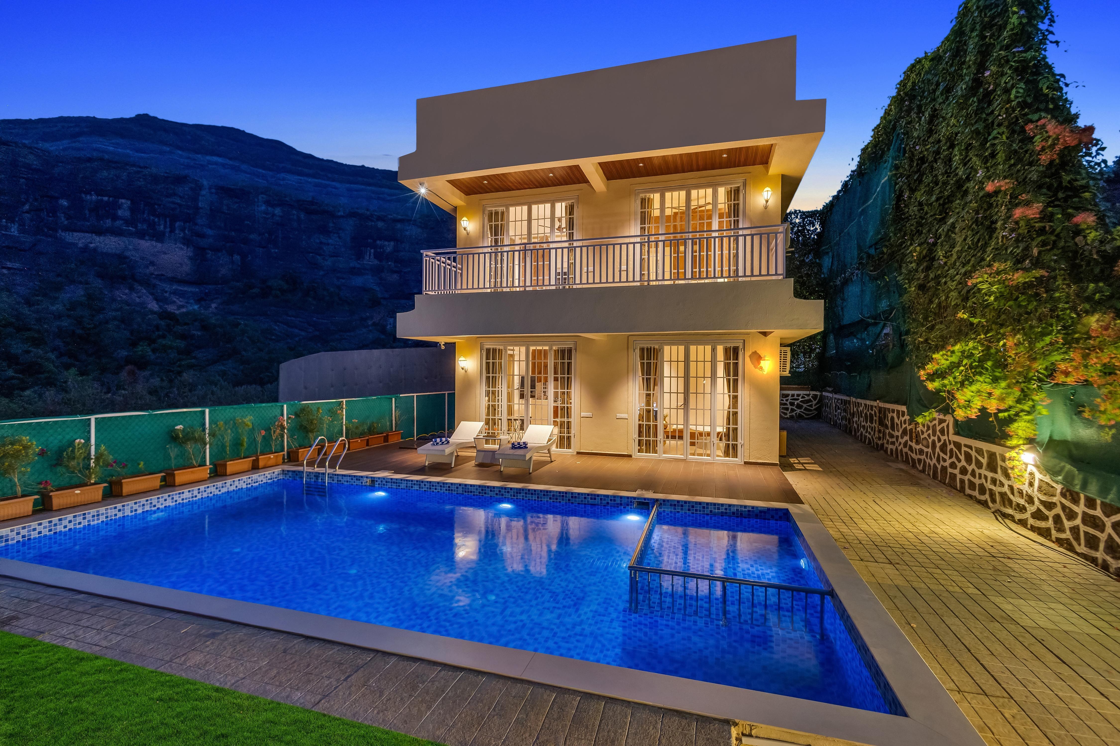 ELIVAAS Heavenly Homes 2 BHK Villa with Pvt Pool & Hill Views 𝗕𝗢𝗢𝗞 ...