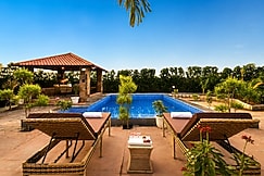 Alaya Stays Royal Green Farm | 2 BHK Farmhouse with Pvt Pool, Manesar