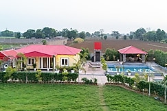 Alaya Stays Royal Green Farm | 2 BHK Farmhouse with Pvt Pool, Manesar