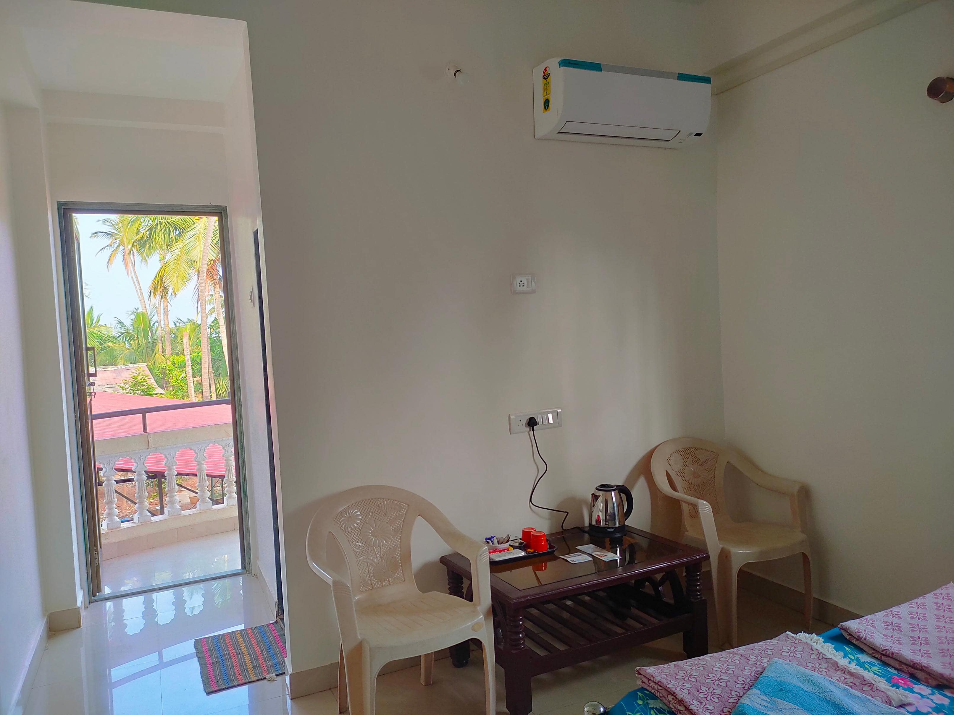 Couple room Double bed Balcony Sea facing with attached private bathroom 1