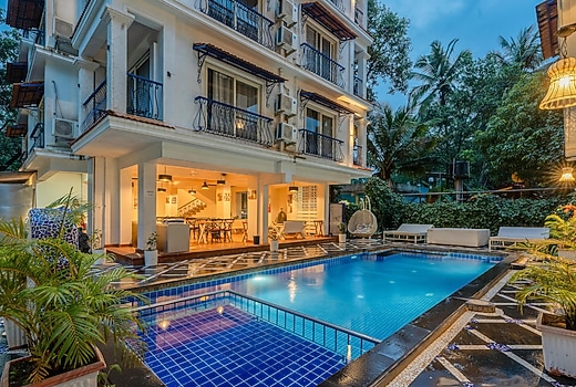 Staymaster Central 1BR | AC | Serviced | Vagator