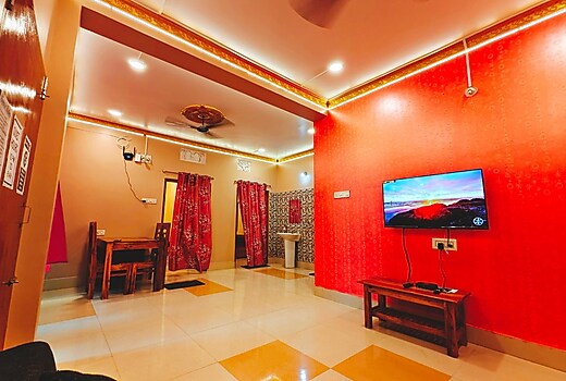 AC 3BHK Homestay + kitchen, near Jagannath Temple