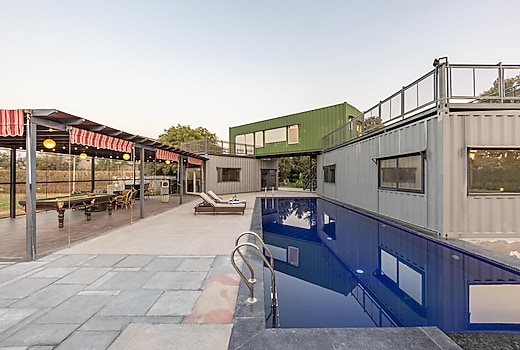 ELIVAAS Hidden Oasis 4BHK with Pool, Mud House & Container House