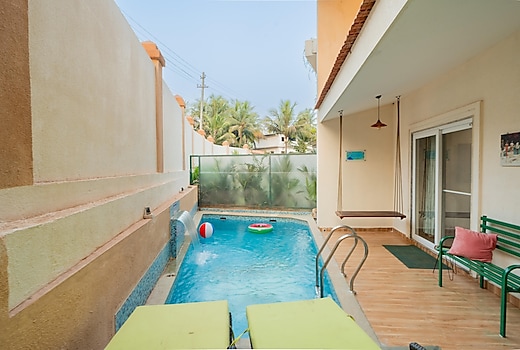 Alaya Stays Cavalo Marinho| 3-BHK Boho Retreat with Private Pool & Terrace
