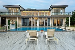 ELIVAAS Meraki Villa | Luxe 5 BHK Glass Villa With Private Pool, Balcony, Garden & Gazebo, Lonavala