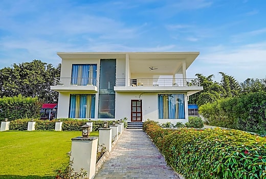 Alaya Stays Tranquil Meadows 5 BHK Farmhouse with Private Pool, Gazebo & Lush Garden