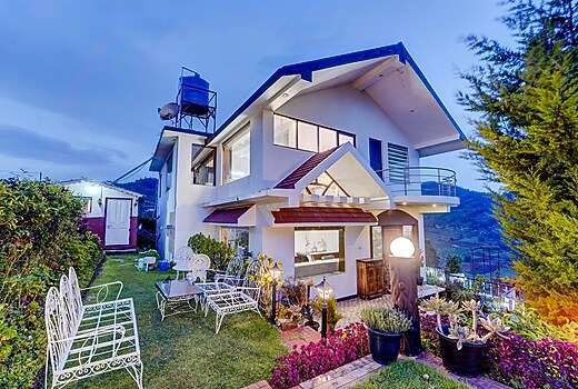Alaya Stays Heaven Hill View | Elegant 2-BHK Hill Retreat With Garden & Balcony