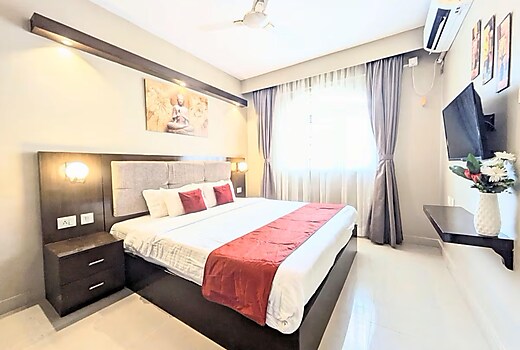Moonbliss Grove 1BHK, 5 min walk to Colva Beach