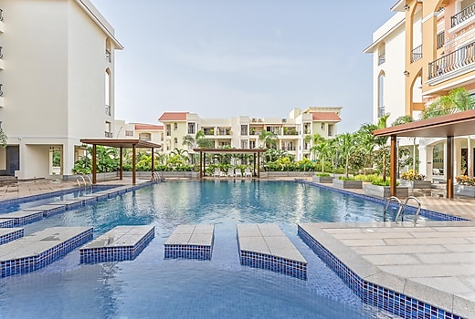 Sereno Azura 1 bhk pool view w / game zone, jacuzzi