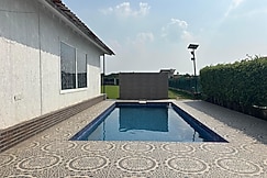 GoBravo 48: 2BHK Farm w/ Pool & Lawn Sec150 Noida, Greater Noida