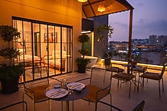 Sukoon Penthouse | 3BHK | Living Room | Terrace, Jaipur