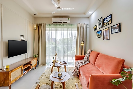 Cozy 1BHK with Pool in Arpora, 5 Mins to Baga Beach | Hireavilla