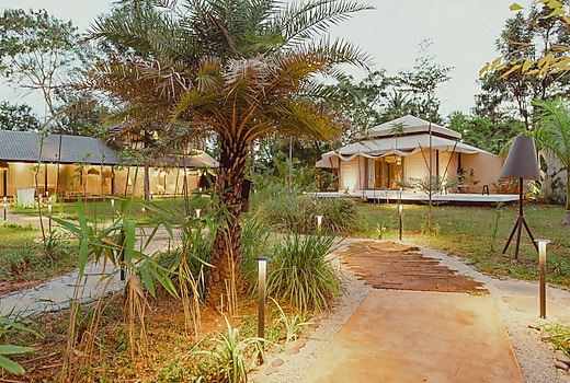 ELIVAAS prive Ananta Bliss | Fibre Tent with Pool & Lush Garden