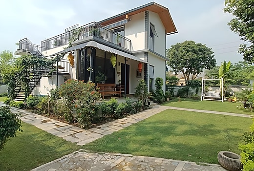The Forest Nook 3BHK Cottage in Ramnagar by Homeyhuts