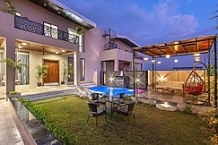 ELIVAAS Shreya Blossom Retreat | 4 BHK With Private Pool & Gazebo, Udaipur