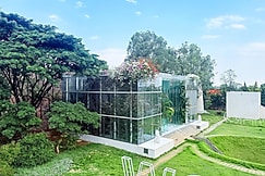 The Crystal Hall 6BHK Spacez Glass Villa with Sunken Pool, Bangalore